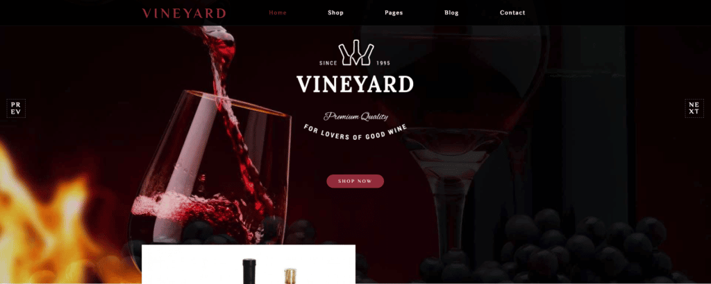 Vineyard WordPress Theme Review