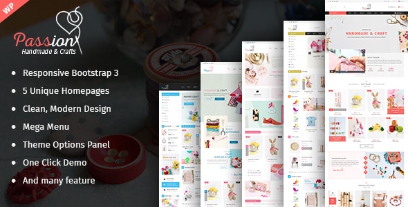 Passion – Handmade & Craft WordPress Theme