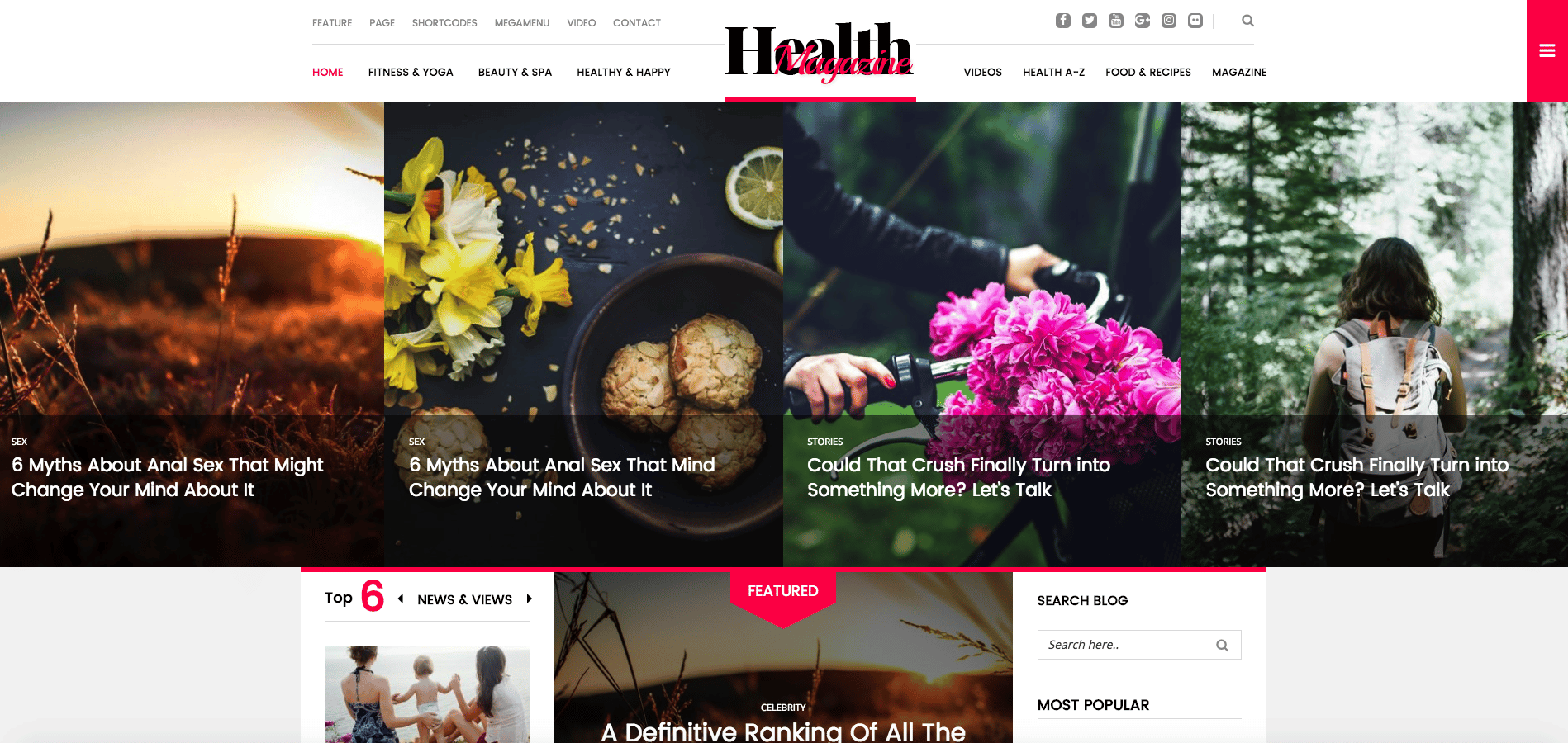 HealthMag – Multipurpose News/Magazine WordPress Theme