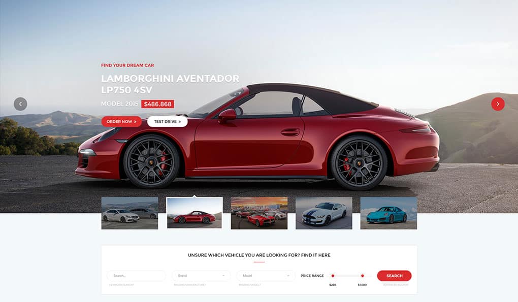 Car Dealer WordPress Theme Review