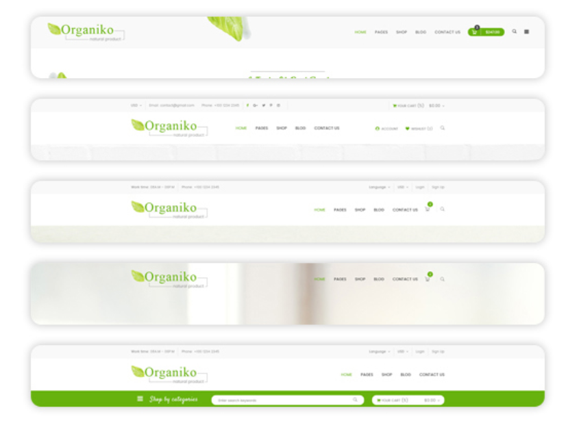 Header Options