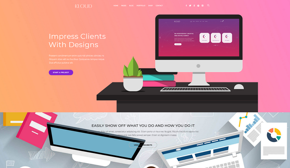 Kloud Impress Clients with Design
