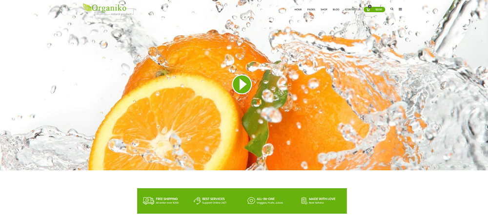 Organiko Homepage 5