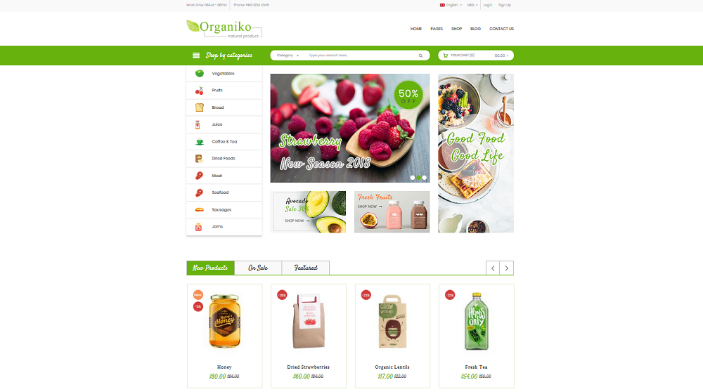 Organiko Homepage 6