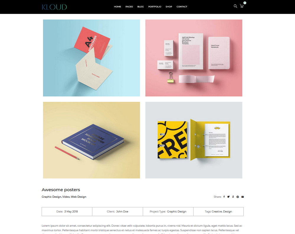 Portfolio Layout