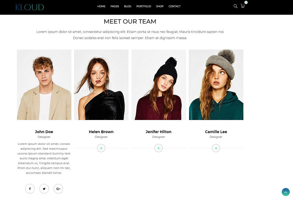 Team Page
